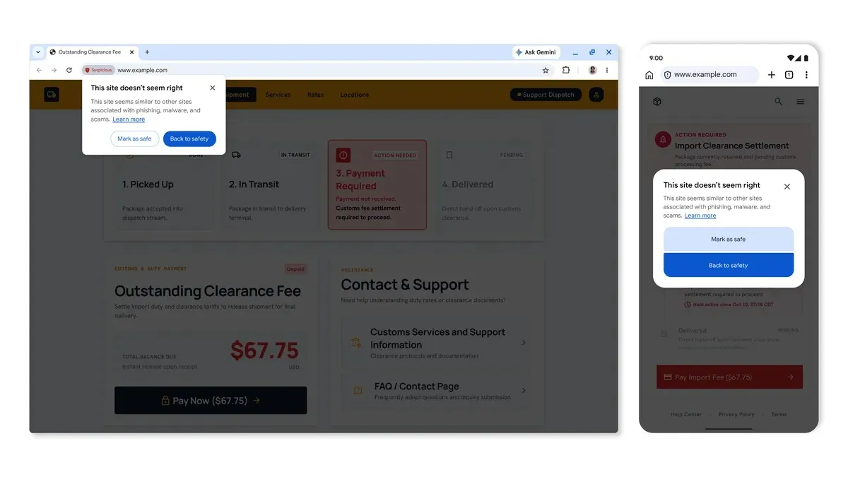 Режим посиленого захисту в Chrome